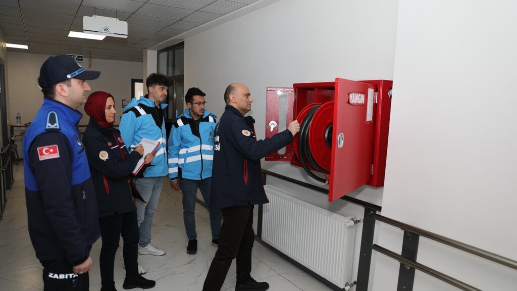 Samsun İtfaiyesi 17 İlçede 323 Bina'yı Denetledi
