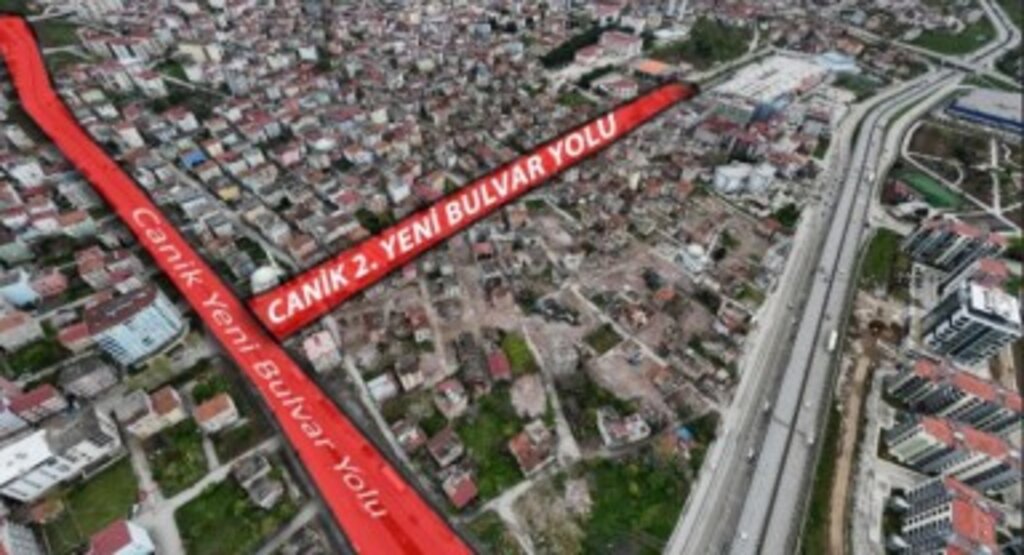 Canik'e İkinci Yeni Bulvar Yolu Müjdesi!