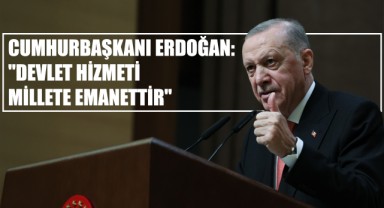 Cumhurbaşkanı Erdoğan:
