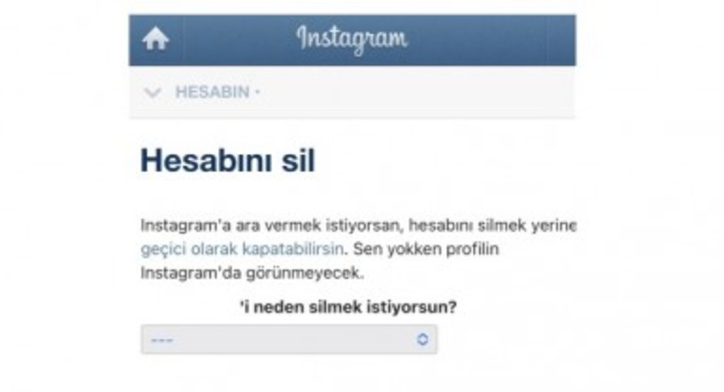 İnstagram Hesabımı Nasıl Kapatabilirim