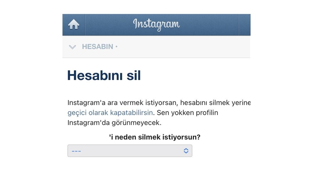 İnstagram Hesabımı Nasıl Kapatabilirim