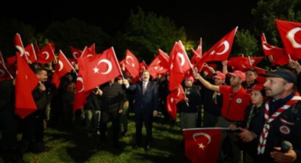Kurtuluşun Şehri Samsun'da Ulusal İzciler Kamp Ateşinde Buluştu