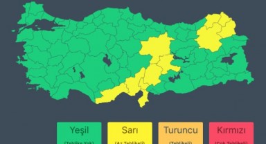 Meteoroloji'den 11 İl İçin Sarı Uyarı! Kuvvetli Sağanak ve Gök Gürültülü Sağanak Bekleniyor