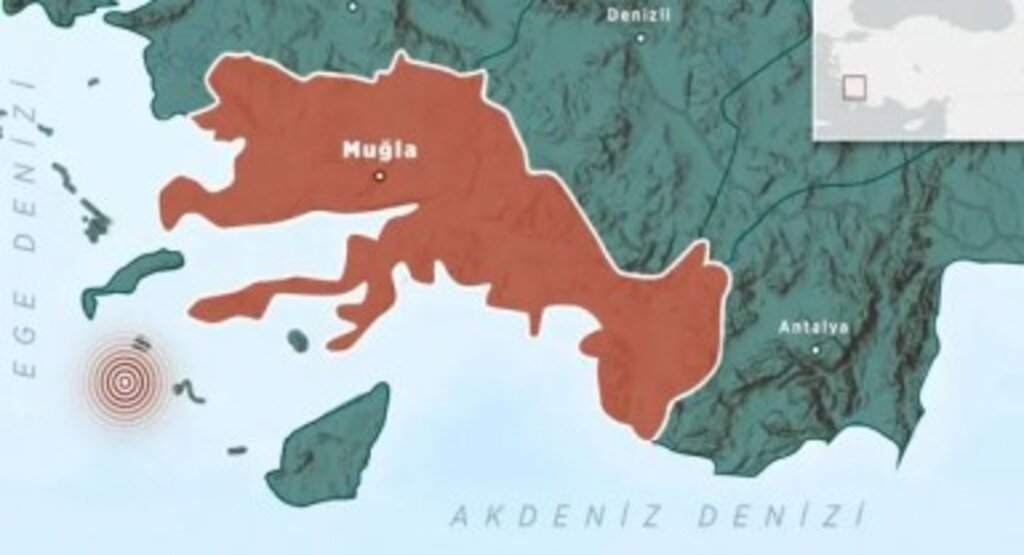Muğla Açıklarında 6 Büyüklüğünde Deprem Meydana Geldi! Birçok İlde Hissedildi