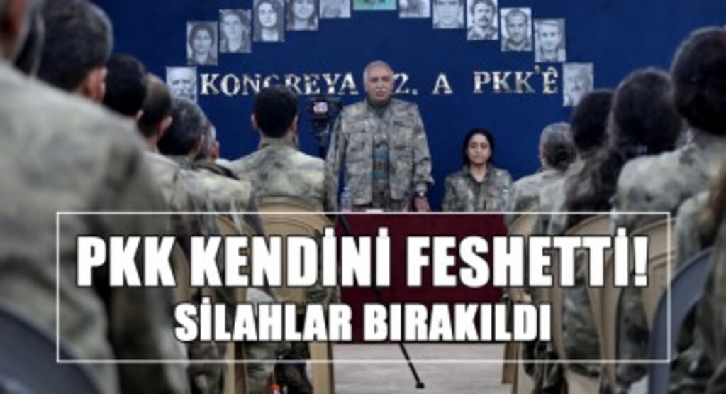 PKK Kendini Feshetti! Silahlar Bırakıldı