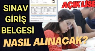 Aöl Sınav Giriş Belgesi Nasıl Alınır