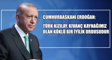 Cumhurbaşkanı Erdoğan: