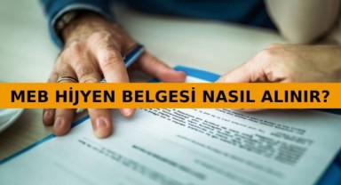 Hijyen Belgesi E-Devlet Nasıl Alınır