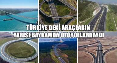 Türkiye'deki Araçların Yarısı Kurban Bayramında Otoyollardaydı