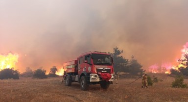 Karabük'teki Orman Yangınına Samsun Emniyeti'nden Destek