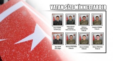 Pençe-Kilit Harekat Bölgesinde Metan Gazına Maruz Kalan 8 Asker Şehit Oldu