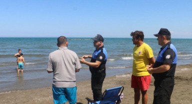 Samsun Emniyet Müdürlüğü'nden 379 Kişiye Boğulma Riskine Karşı Bilgilendirme