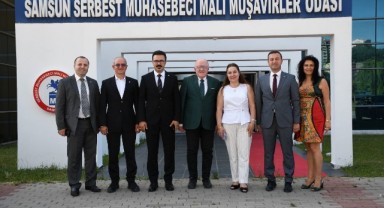Samsun Üniversitesi Rektörü Prof. Dr. Mahmut Aydın’dan Oda Kurullarına Hayırlı Olsun Ziyareti