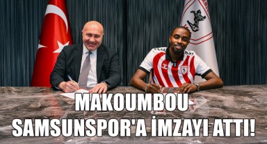Samsunspor Orta Sahasını Güçlendirdi! Antoine Makoumbou Resmen Kırmızı-Beyazlı