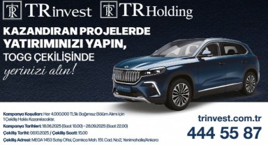 TRinvest Projelerinden Konut Alın, TOGG Kazanma Şansı Yakalayın!