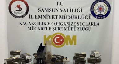 Samsun'da Kaçak Sigara Operasyonu! Binlerce Makaron Ele Geçirildi