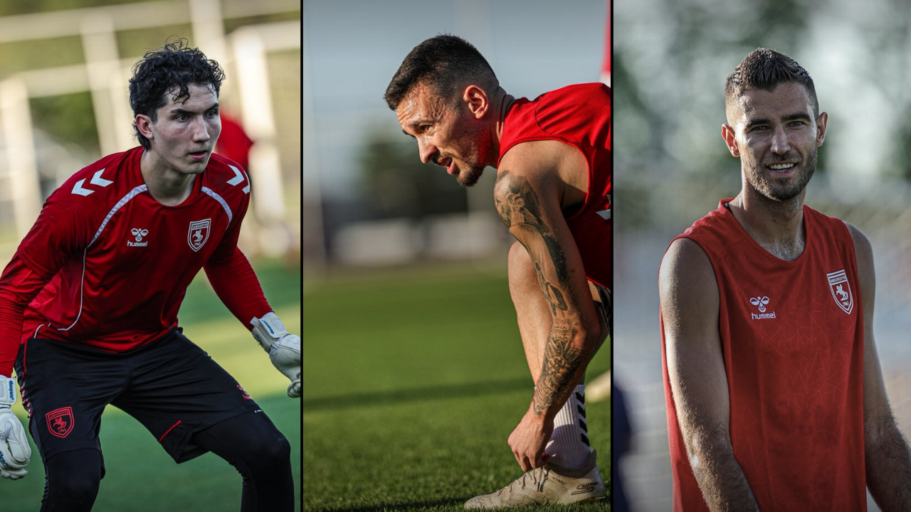 Samsunspor’un Yeni Transferleri İlk Antrenmana Çıktı