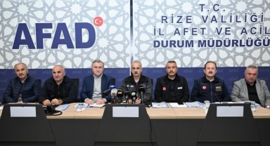 Bin 428 Personel Sahada! Rize’de Sel Sonrası Yoğun Mesai