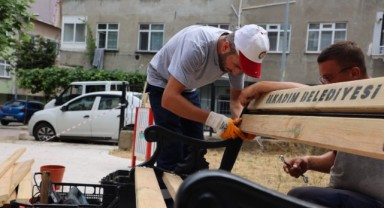 İlkadım’ın Parklarına Estetik Dokunuş