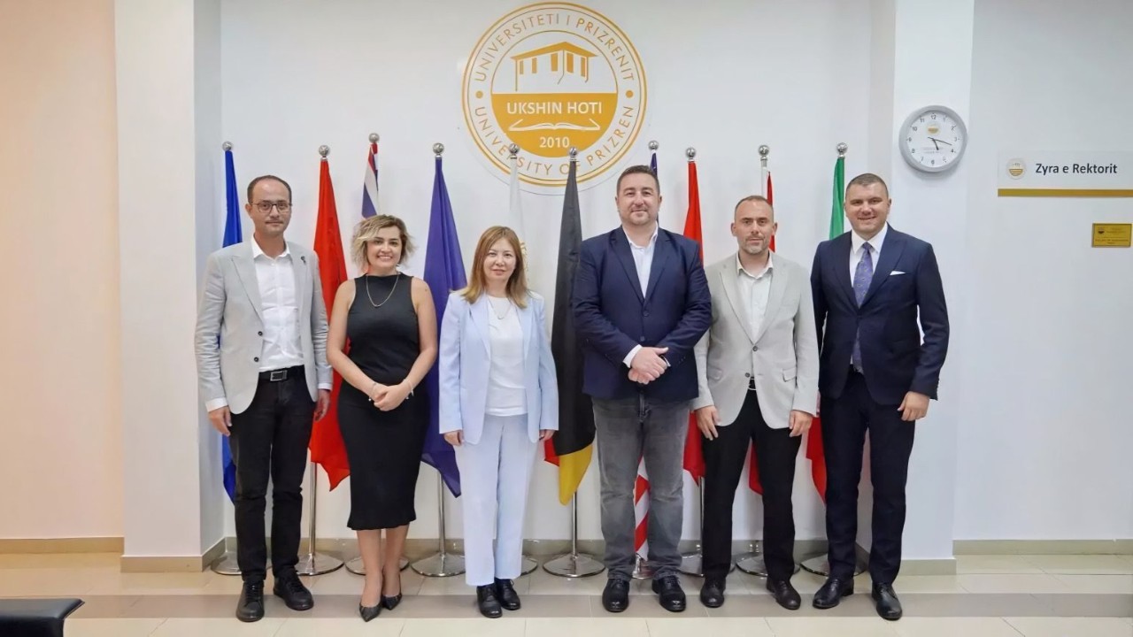 Ondokuz Mayıs Üniversitesi Rektörü Prof. Dr. Fatma Aydın, Prizren Üniversitesi’ni Ziyaret Etti