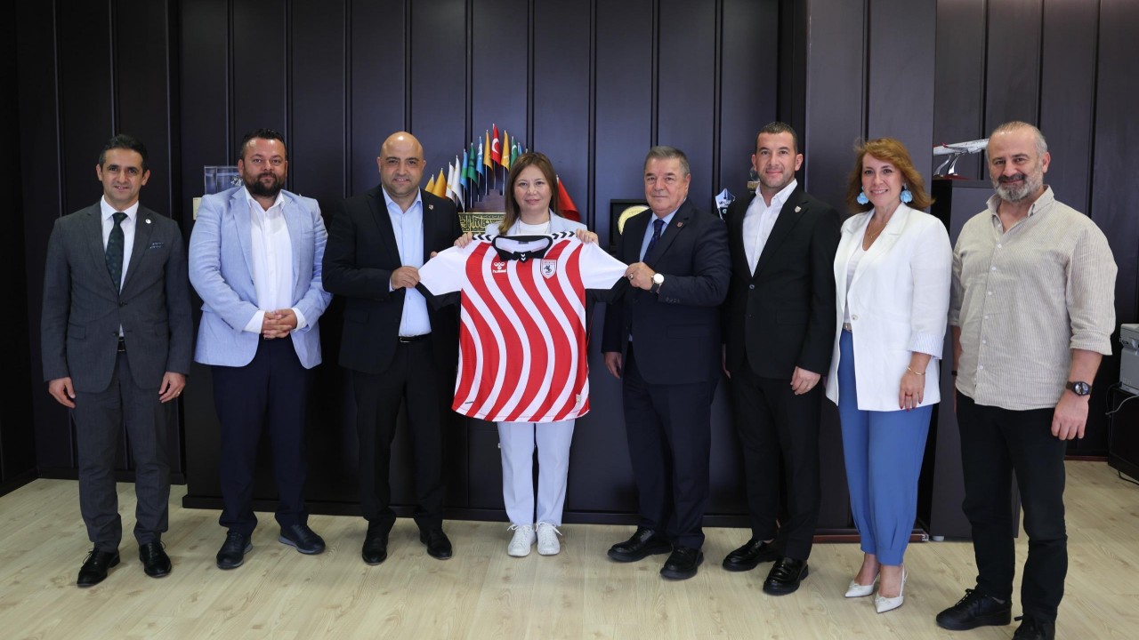 Rektör Aydın, Samsunspor Asbaşkanı Veysel Bilen’i Konuk Etti