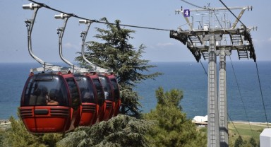 Samsun Amisos Teleferik Hattı 6 Ayda 13 Bin Sefer, 235 Bin Yolcu Taşıdı