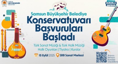 Samsun Büyükşehir’den Sanatseverlere Fırsat! Konservatuvar Başvuruları Başladı