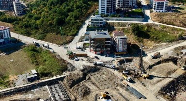 Samsun’da AFAD Kavşağı’nda Trafik Düzenlemesi Çalışmaları Sürüyor