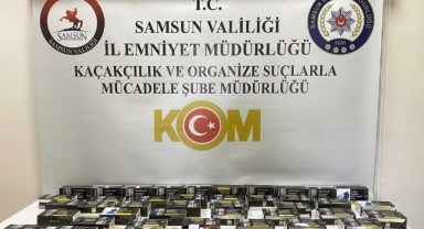 Samsun’da Kaçak Sigara Operasyonu! 10 Bin Makaron Ele Geçirildi