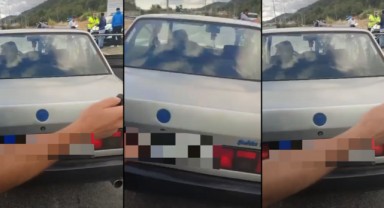 Samsun'da Polis, Kumandalı Abart Egzozlu Aracı Yakaladı!