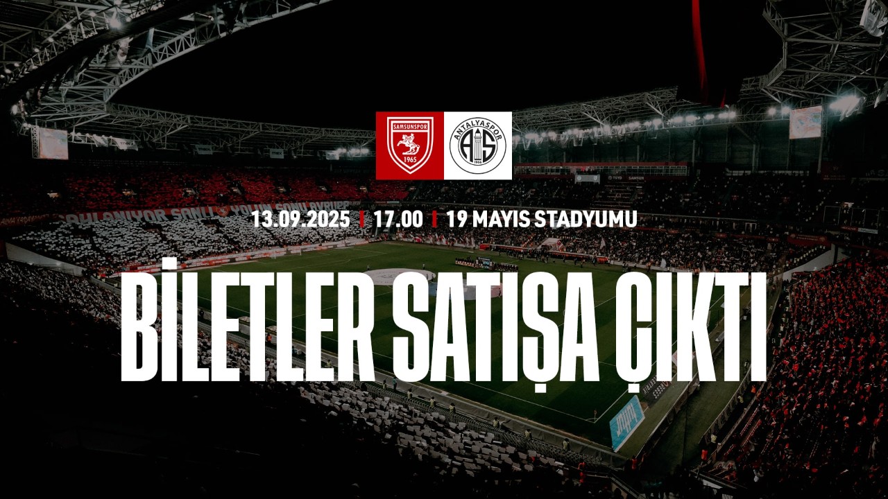 Samsun’da Süper Lig Coşkusu! Kasımpaşa Maçı Biletleri Çıktı