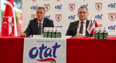 Samsunspor ile Otat Gıda’dan 2025–2026 Sezonu İçin Sponsorluk Anlaşması