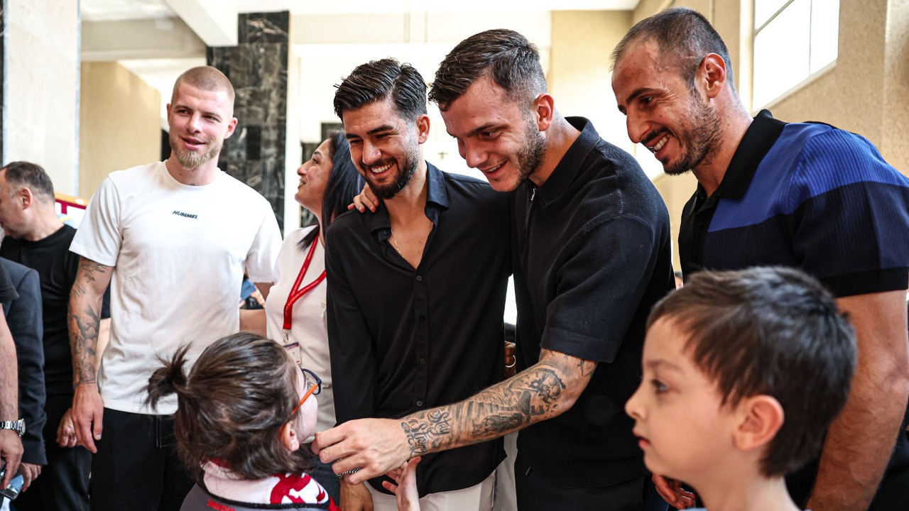 Samsunsporlu Futbolcular DMD’li Çocuklarla Buluştu