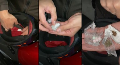 Samsun’da Sıradışı Yöntem! Uyuşturucuyu Kaskla Saklamaya Çalıştı