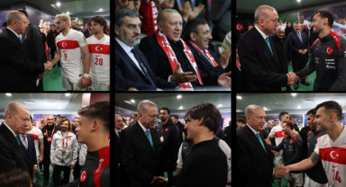 Cumhurbaşkanı Erdoğan, Gürcistan Maçında Milli Takımı Yalnız Bırakmadı