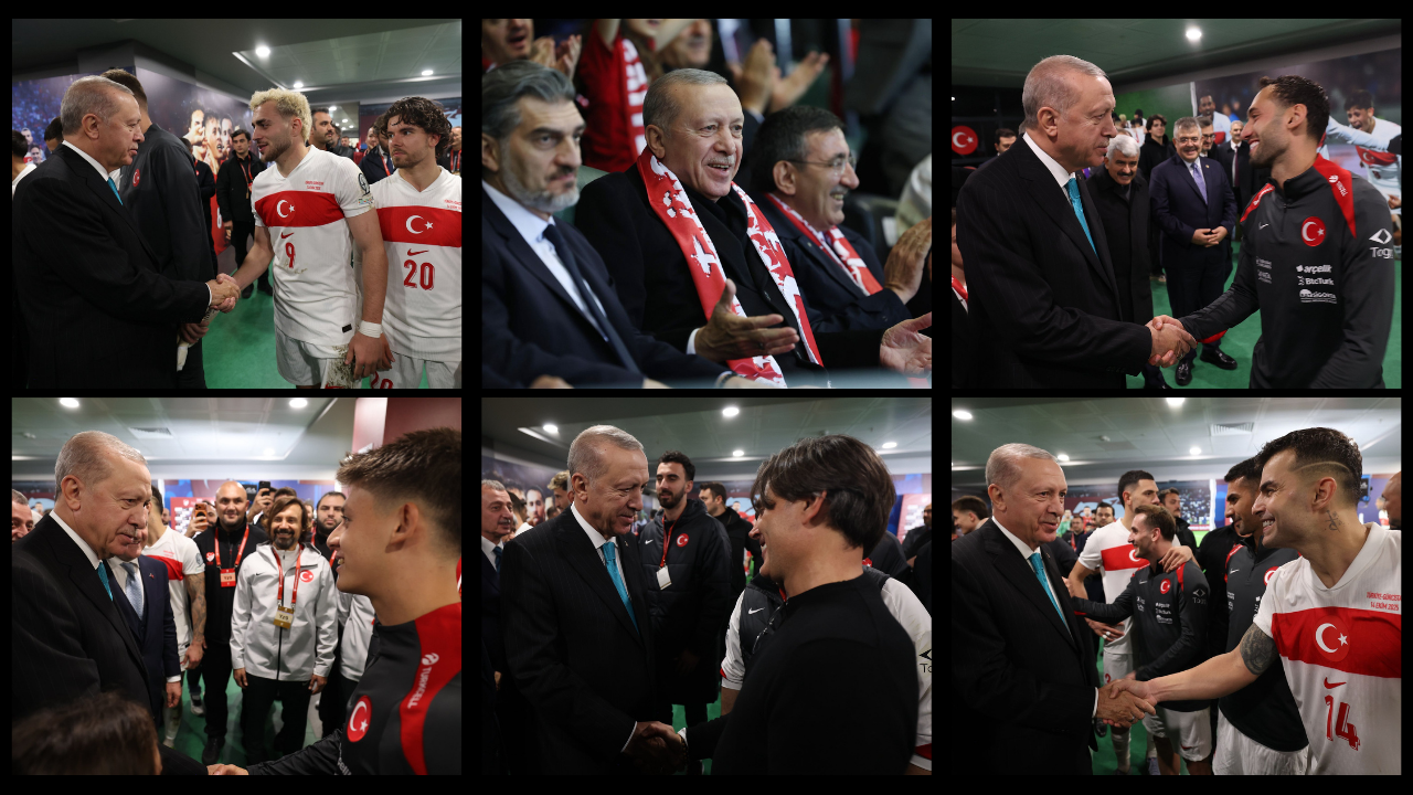 Cumhurbaşkanı Erdoğan, Gürcistan Maçında Milli Takımı Yalnız Bırakmadı
