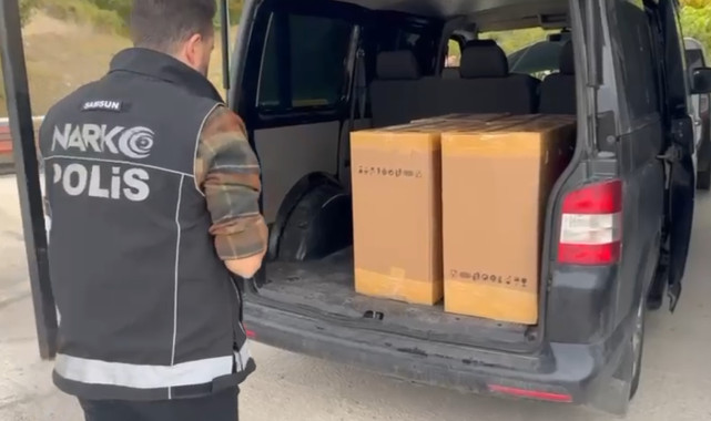 Dev Operasyon! Samsun'a Getirilen 110 Bin Uyuşturucu Hap Yol Ortasında Yakalandı