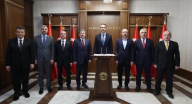 Enerji ve Tabii Kaynaklar Bakanı Alparslan Bayraktar Samsun'da