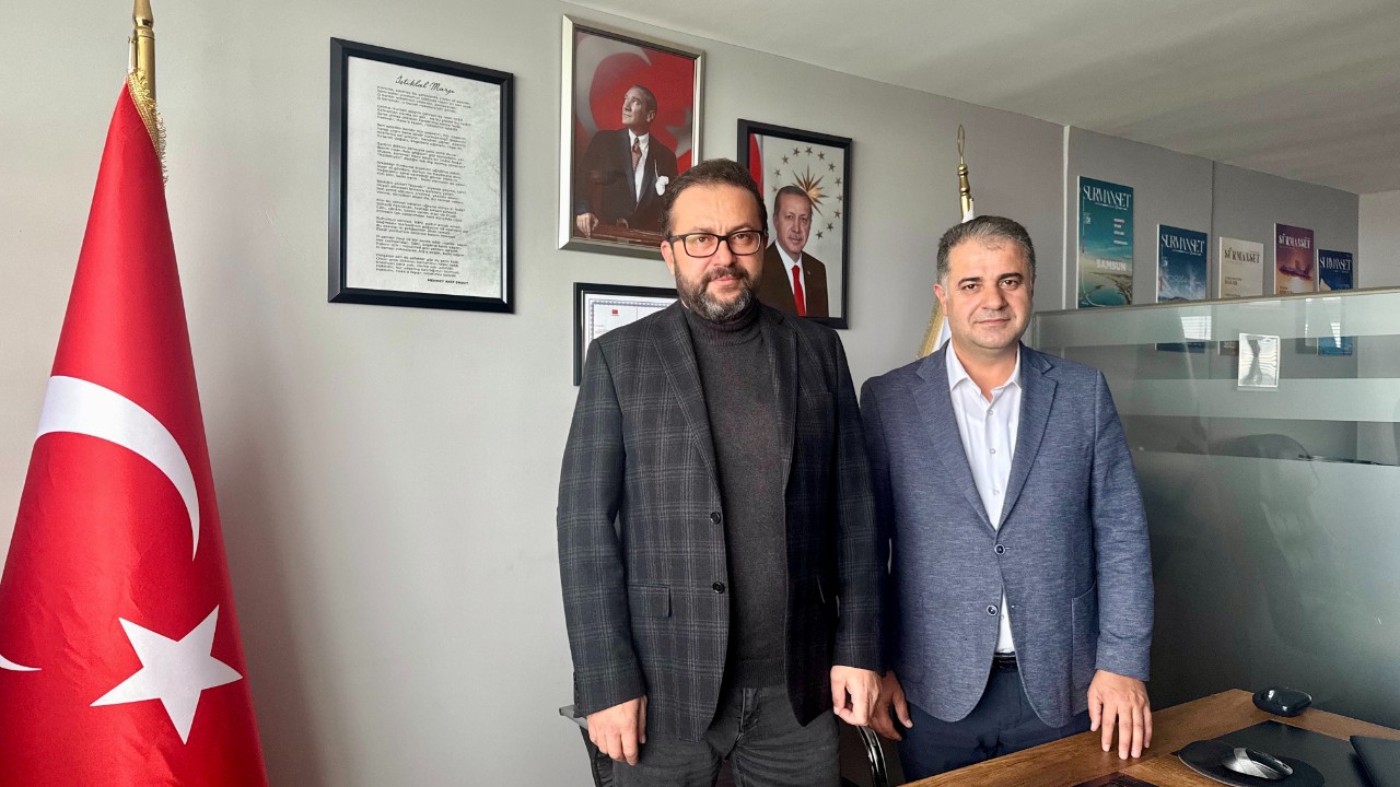 Gazeteci Cengiz Aksan'dan Said Çetintaş'a Ziyaret