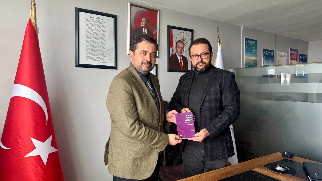 Hukukçu-Yazar Cüneyd Altıparmak'tan Sürmanşet Haber'e Ziyaret