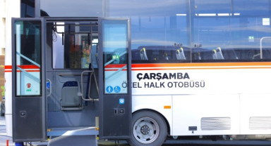 İlçelerdeki Toplu Taşımada Büyükşehir Dönemi Başladı! Çarşamba Otobüslerinde Yeni Dönem