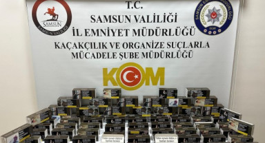 Samsun’da 15 Bin Adet Kaçak Makaron Ele Geçirildi