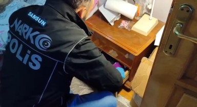 Samsun'da Çatı Katına Baskın! Uyuşturucu ve Silah Ele Geçirildi