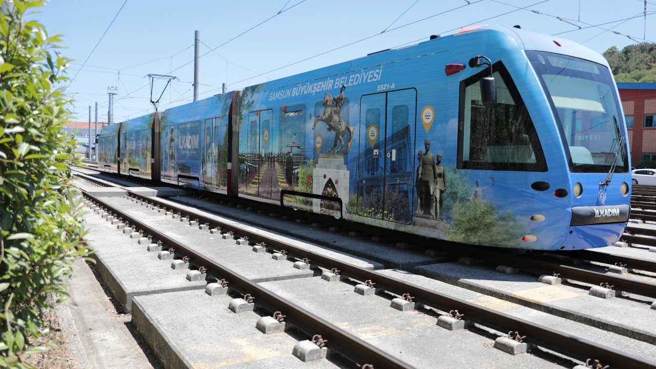Samsun’da Cumhuriyet Bayramı’nda Tramvaylar Ücretsiz