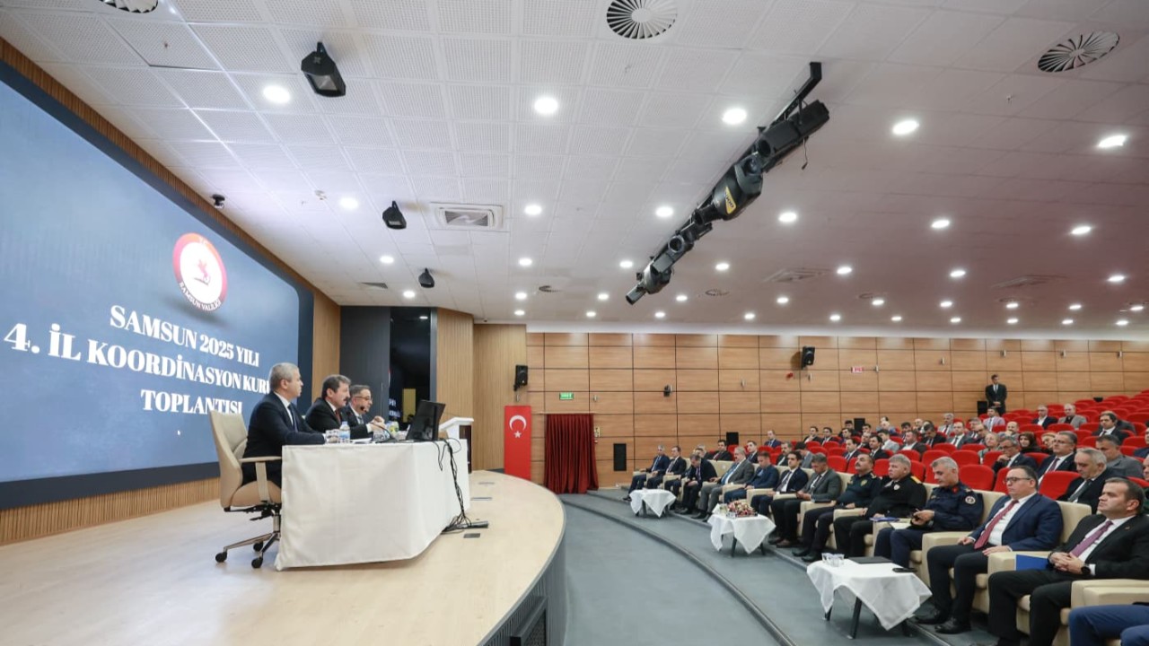 Samsun'da Koordinasyon Kurulu Toplantısıyla 499 Proje Masaya Yatırıldı