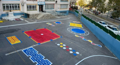 Samsun’da Okul Bahçeleri Büyükşehir Dokunuşuyla Renkleniyor