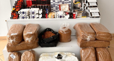 Samsun’da Operasyonda Binlerce Makaron ve Kaçak Tütün Ele Geçirildi