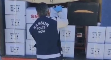 Samsun'da Sahte İçki Baskını! Litrelerce Etil Alkol Ele Geçirildi