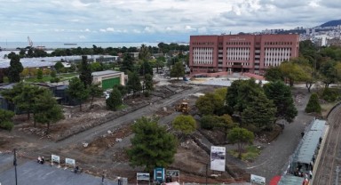 Samsun Valilik Meydanı’nda Peyzaj ve Meydan Düzenleme Çalışmaları Devam Ediyor