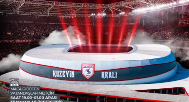 Samsunspor – Dinamo Kiev Maçında Tramvaylar Ücretsiz Hizmet Verecek